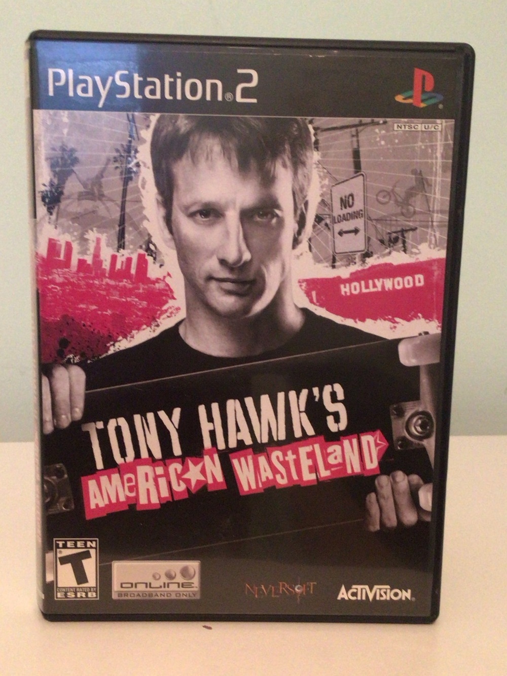 Tony Hawk Black & Red PlayStation 2 Skate Game